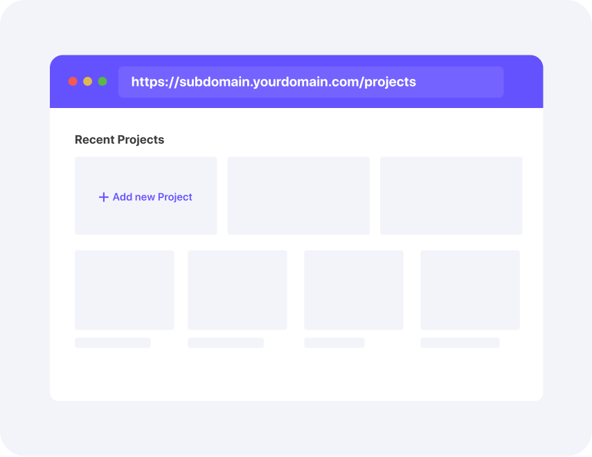 Active CNAME to get your own custom domain