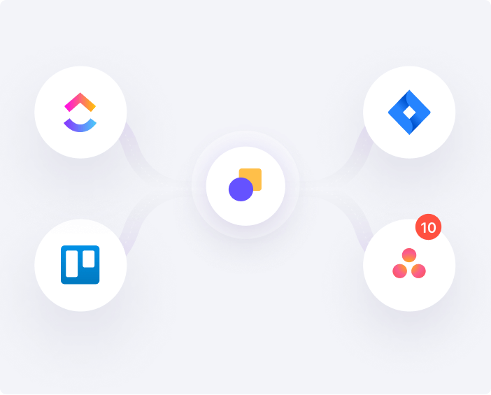 Integrate with your favourite project management tools