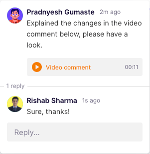 illustration of video comments illustration of video comments