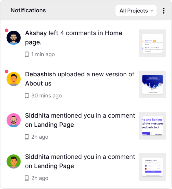 ruttl notifications panel ui shot